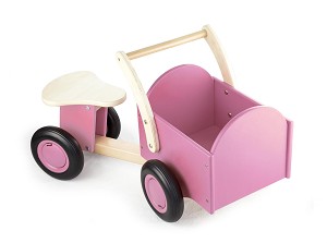 roze bakfiets