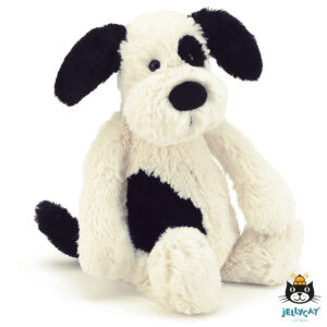 jellycat Bashful Black & Cream puppy